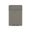 PORTCARD silicon Baseus, compatibil cu majoritatea telefoanelor de pe piata, atat timp cat telefonul este mai lat de 62 mm si mai lung de 95mm, gri deschis 