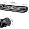 SUPORT dual numar de telefon parbriz Baseus, functie de inchidere si deschidere prin rotire, full metalic, noua seturi de numere incluse, negru 