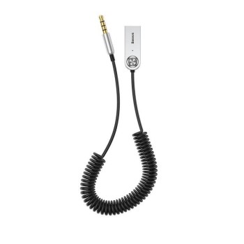 ADAPTOR Bluetooth Jack 3.5 Baseus BA01, alimentare USB, convertor audio wireless, versiune 5.0, negru 