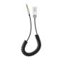 ADAPTOR Bluetooth Jack 3.5 Baseus BA01, alimentare USB, convertor audio wireless, versiune 5.0, negru 