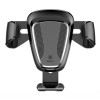 SUPORT AUTO Baseus Gravity pt. SmartPhone, fixare grila ventilatie, negru 