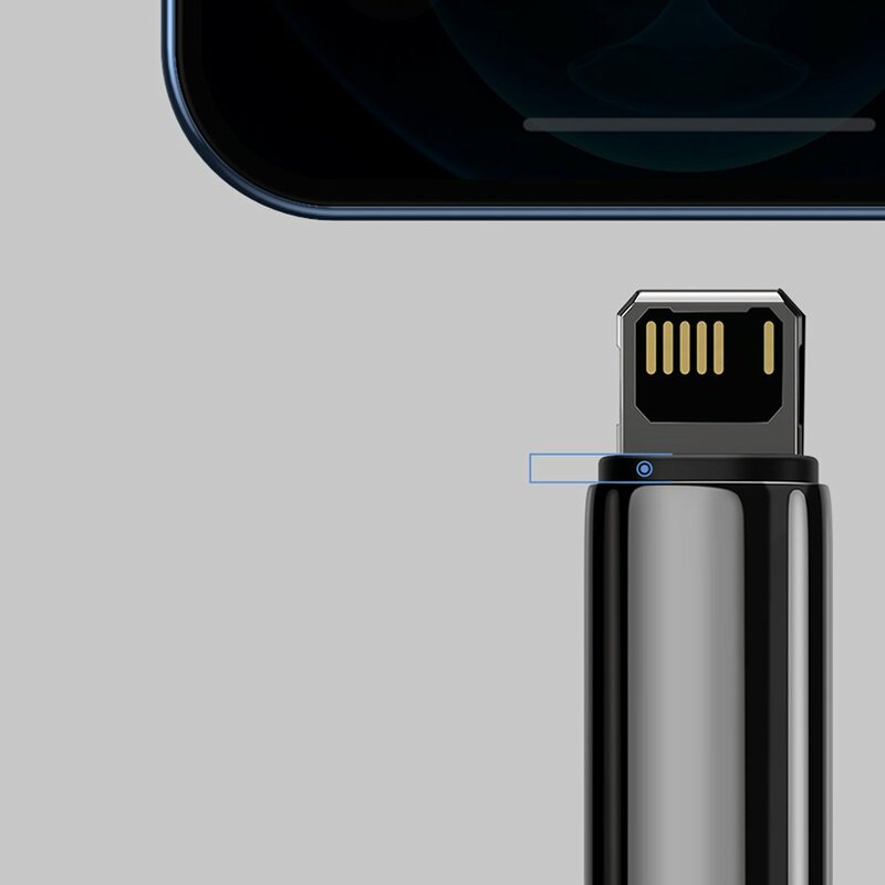 CABLU alimentare si date Baseus Tungsten Gold, Fast Charging Data Cable pt. smartphone,USB la Lightning 2.4A,braided, 1m,rezistent zgarieturi,negru 