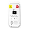 ADAPTOR Baseus Mini OTG, USB 2.0(M) la USB Type-C(T), corp metalic, negru 