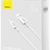 CABLU alimentare si date Baseus Superior, Fast Charging Data Cable pt. smartphone, USB la USB Type-C 66W, 2m, alb 